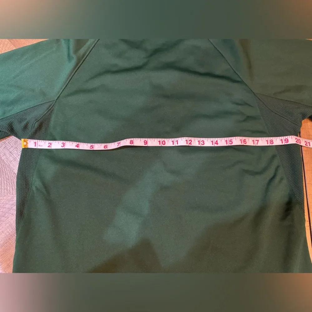 Under Armour Men's Dark Green Button-Up Baseball Jersey NWT - Picture 6 of 9